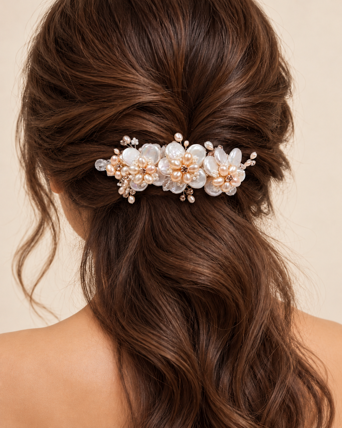 Pearl Garden Barrette