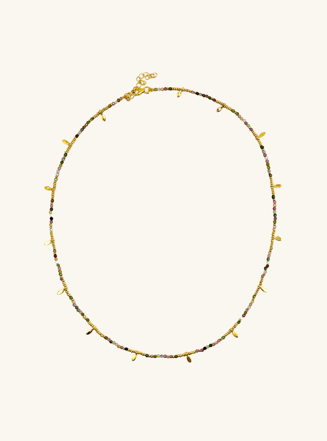 Mini Watermelon Tourmaline Necklace