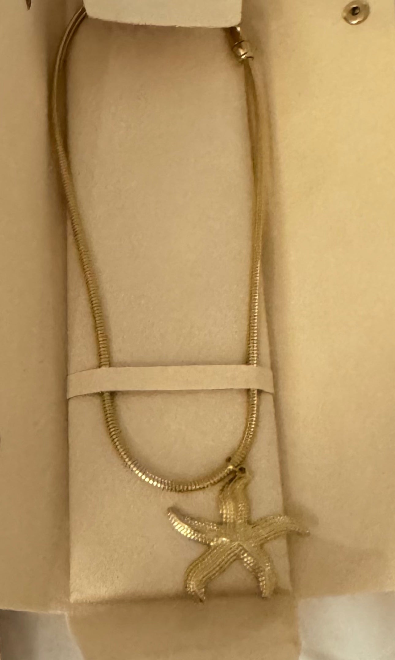 Starfish Gold Necklace
