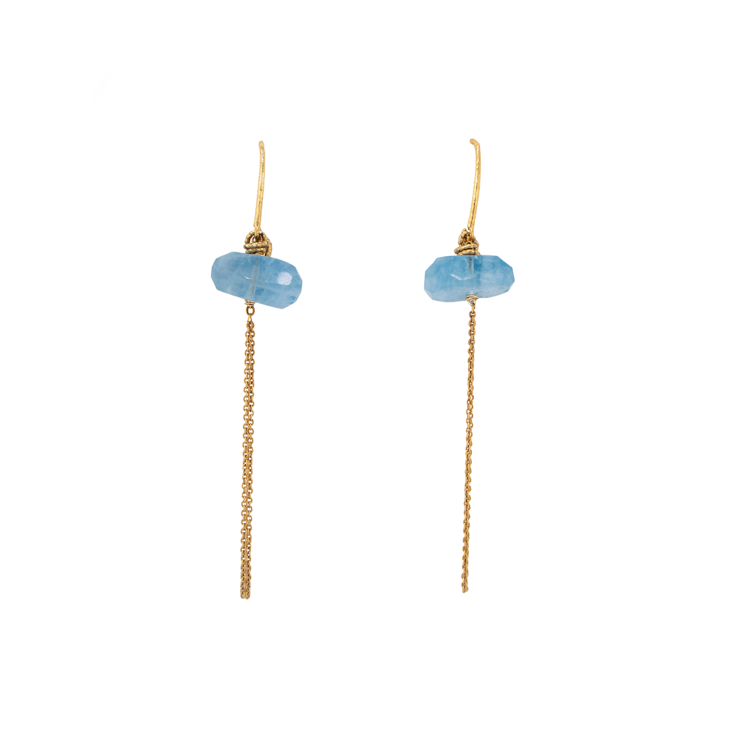 Aquamarine Cascade Earrings