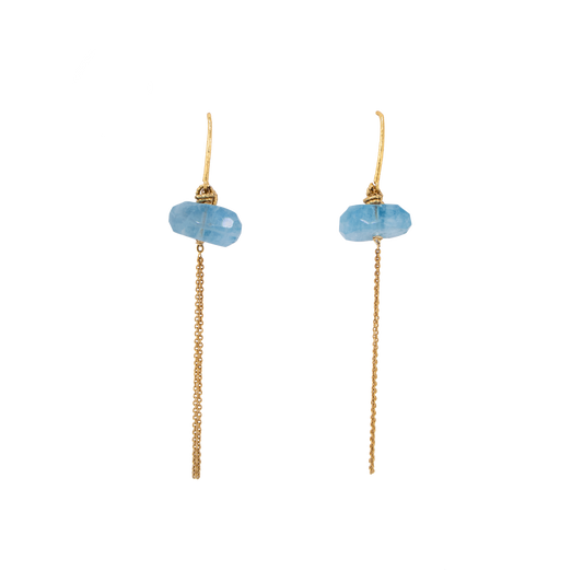 Aquamarine Cascade Earrings