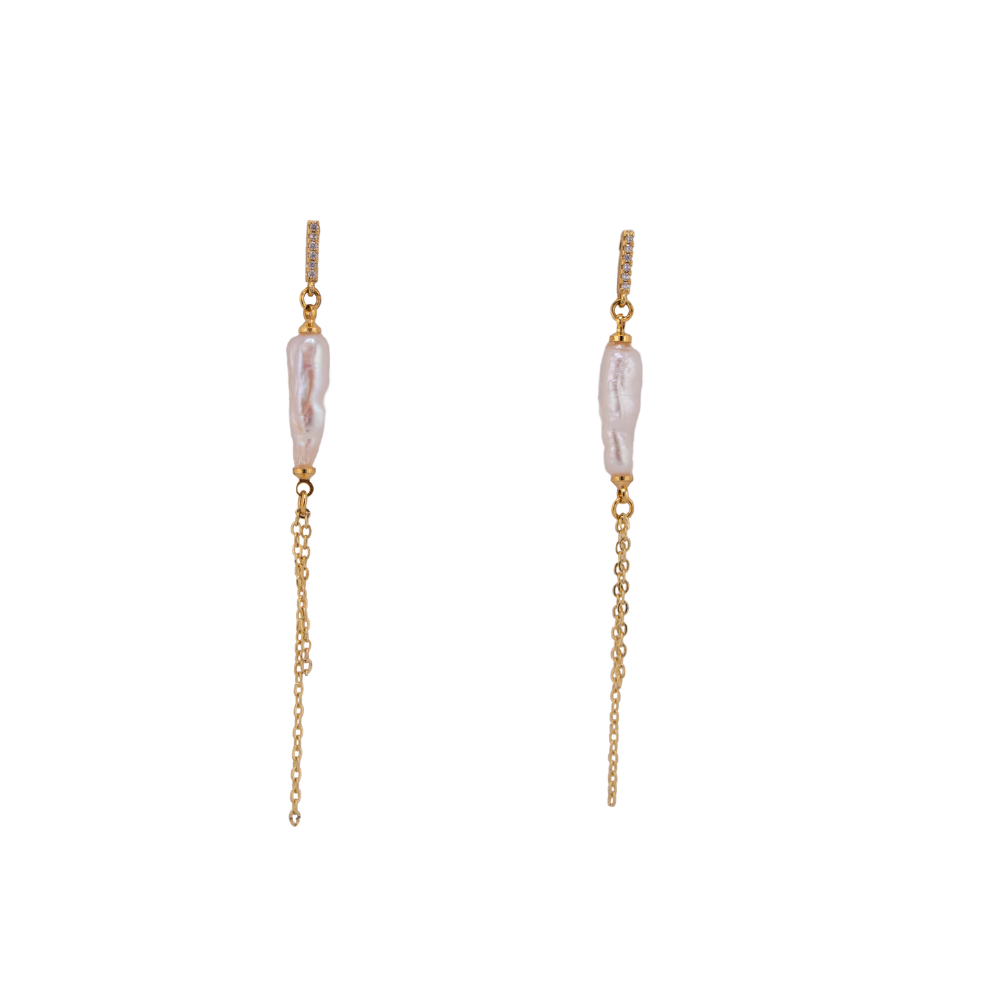 Keshi Pearl Earrings