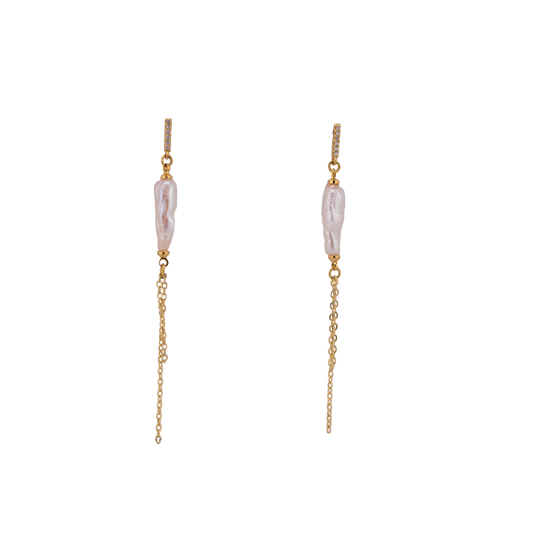 Keshi Pearl Earrings