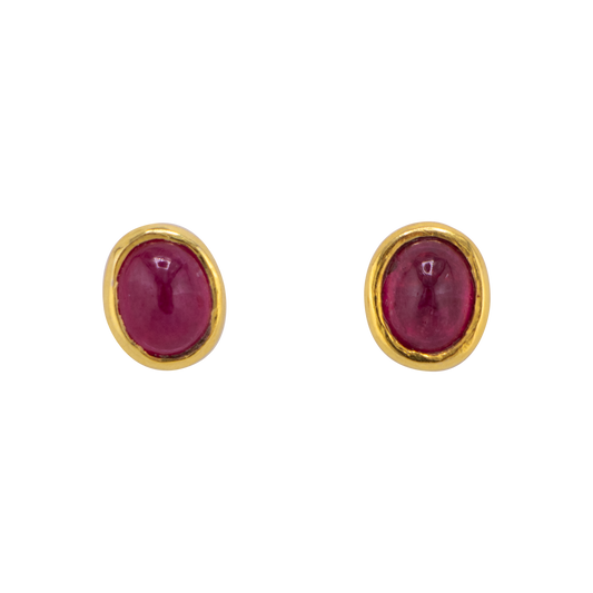 Classic Ruby Studs