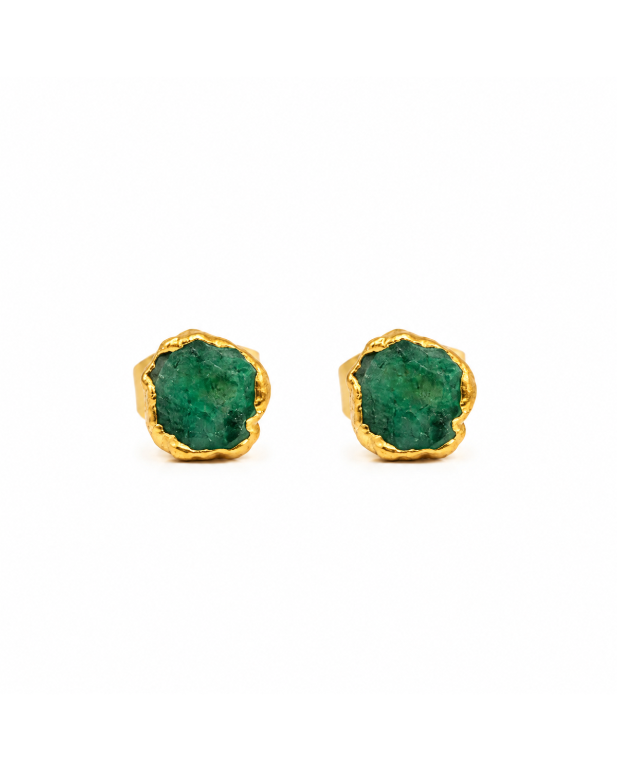 Mini Emerald Stud