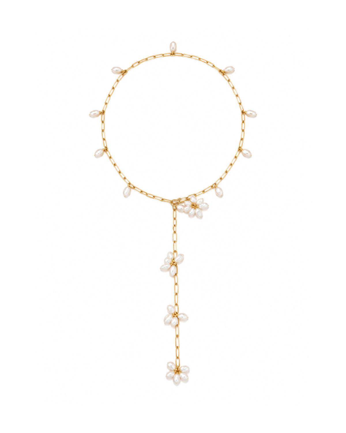 Pearl Cascade Necklace