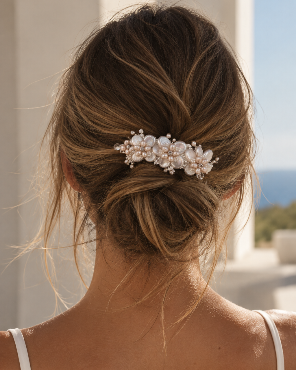 Pearl Garden Barrette