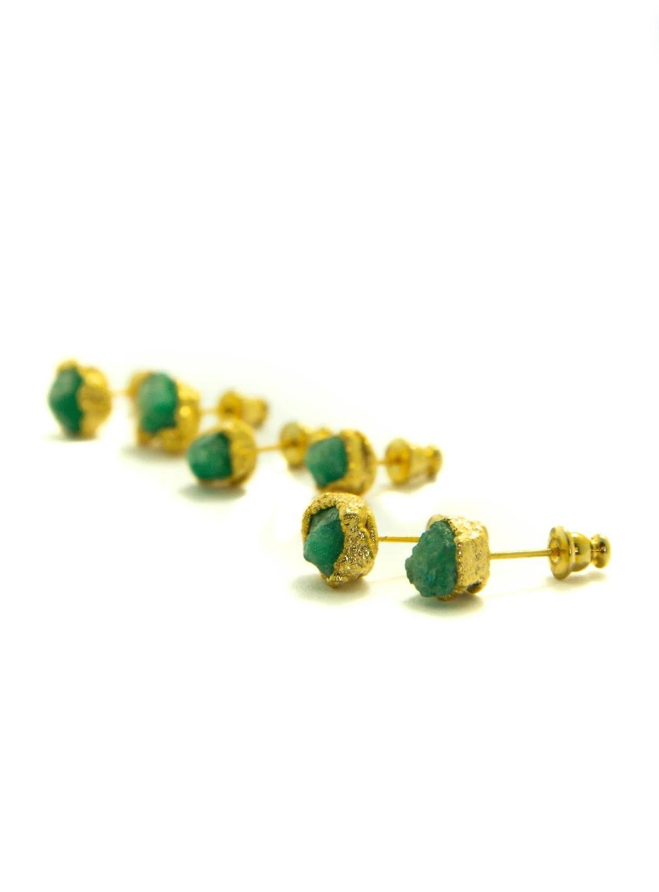 Mini Emerald Stud