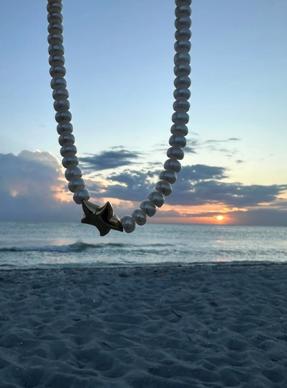 Starfish Pearls Necklace