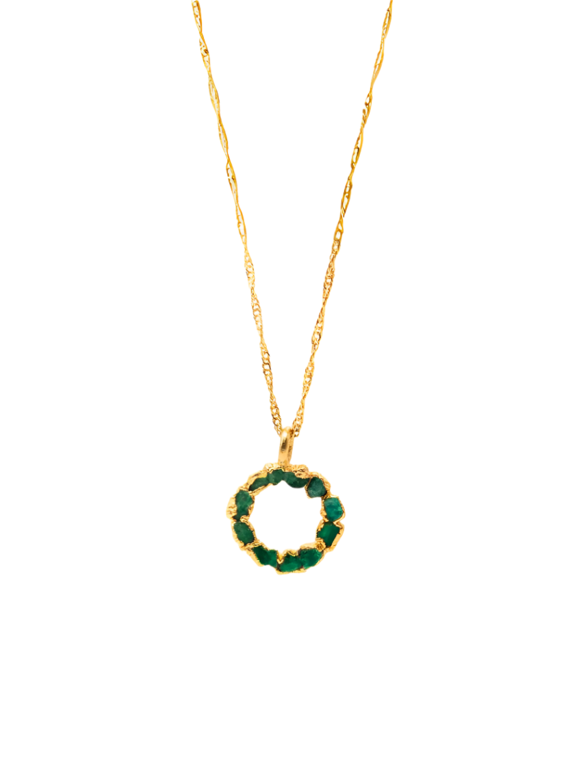 Eternity Emerald Necklace