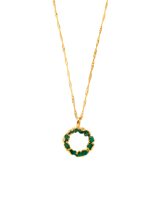 Eternity Emerald Necklace