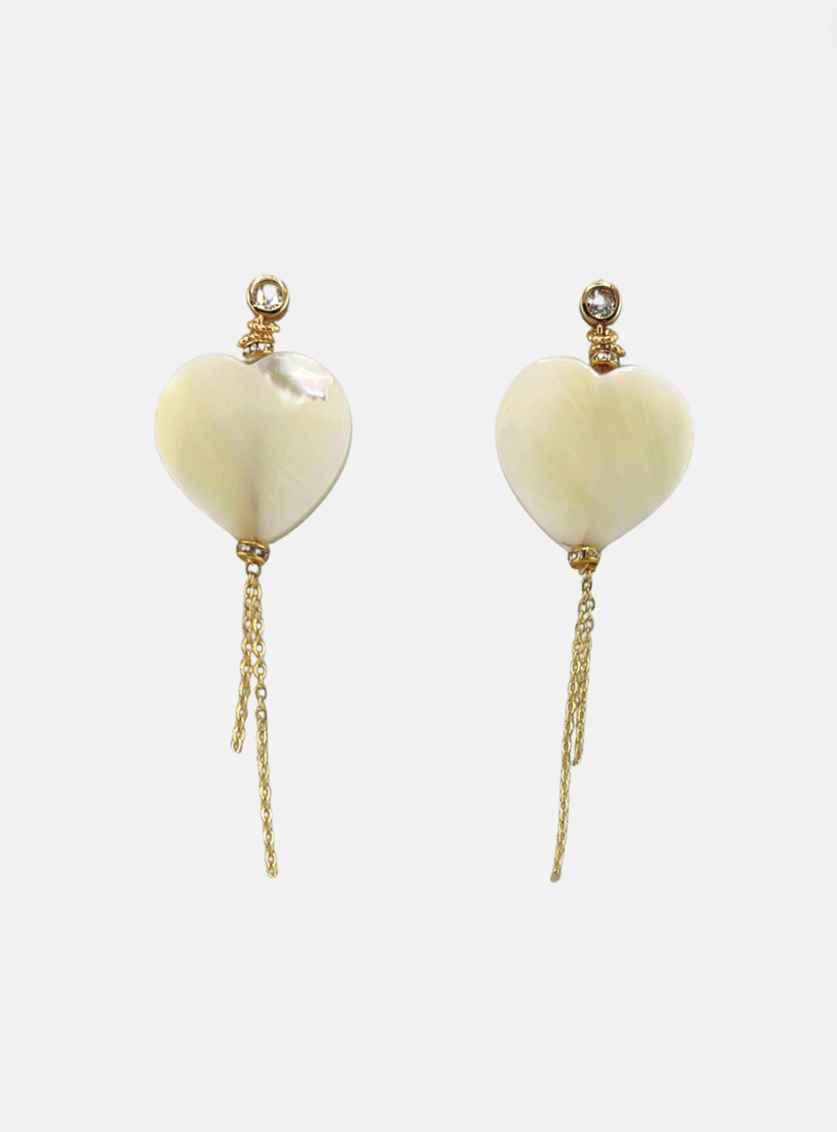 In Love Mother Pearl Earrings