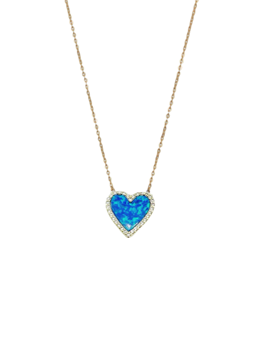 Ocean Heart Necklace