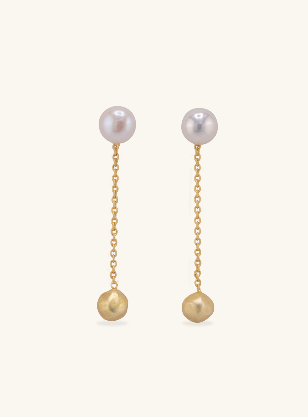 Pearl and Gold Drop