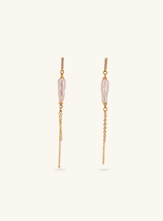 Keshi Pearl Earrings