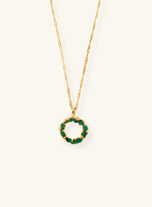 Eternity Emerald Necklace