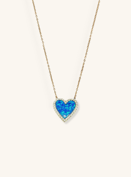 Ocean Heart Necklace