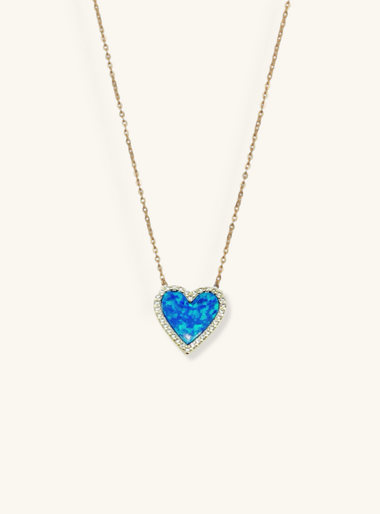 Ocean Heart Necklace