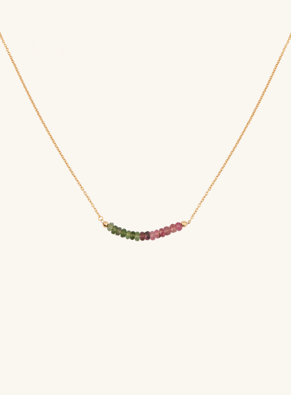 Watermelon Tourmaline Necklace