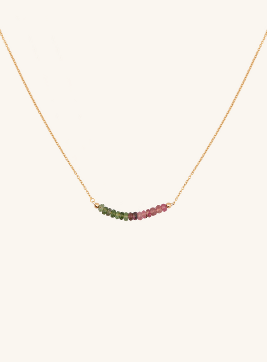 Watermelon Tourmaline Necklace