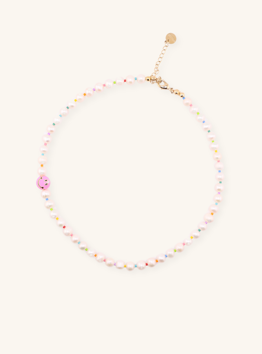 Smiley Pearl Necklace