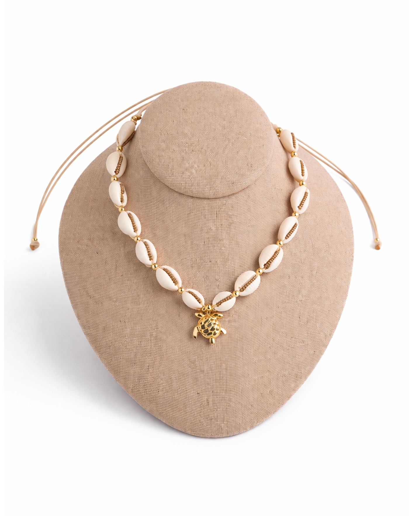 Ocean Guardian Necklace Cowrie Shell & Turtle Conservation