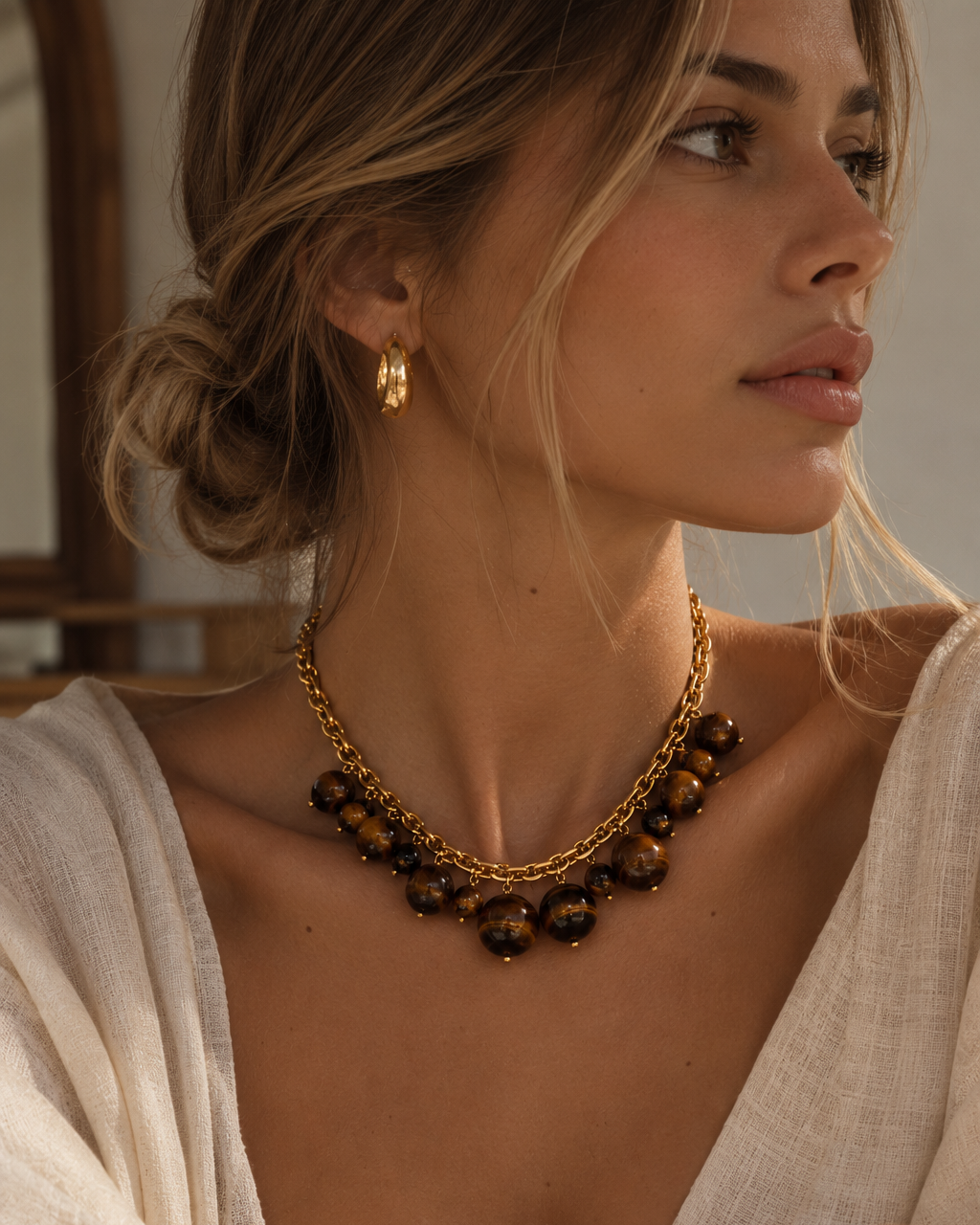 Siena Tiger Eye Necklace