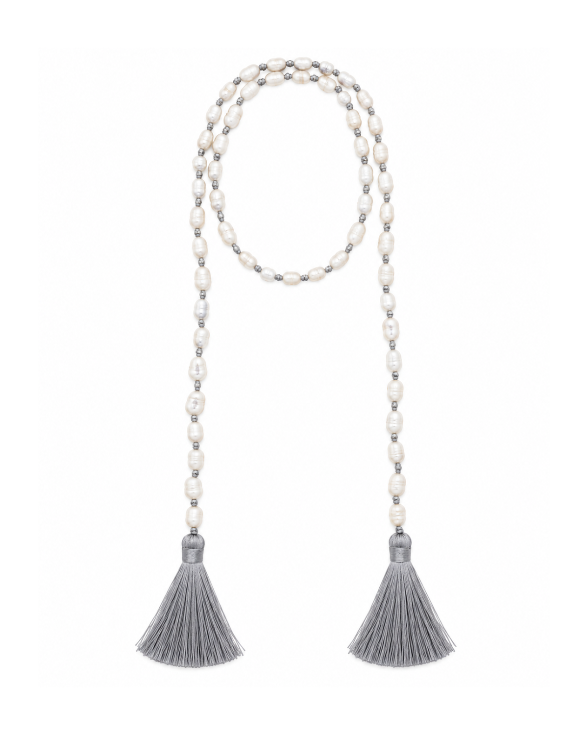 Solène Pearl Tassel Necklace