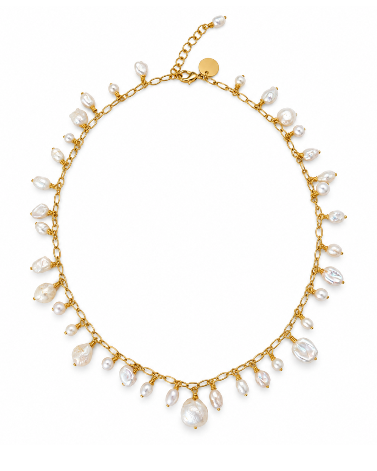 Vintage White Pearl Necklace