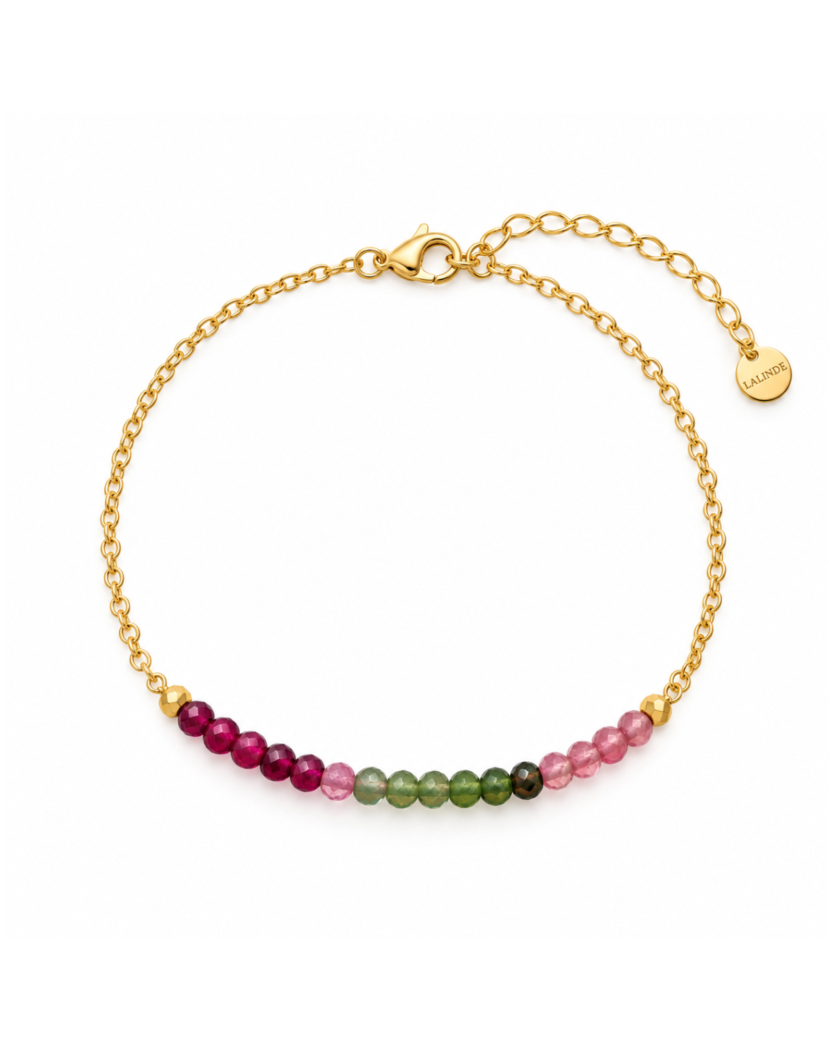 Watermelon Tourmaline Bracelet