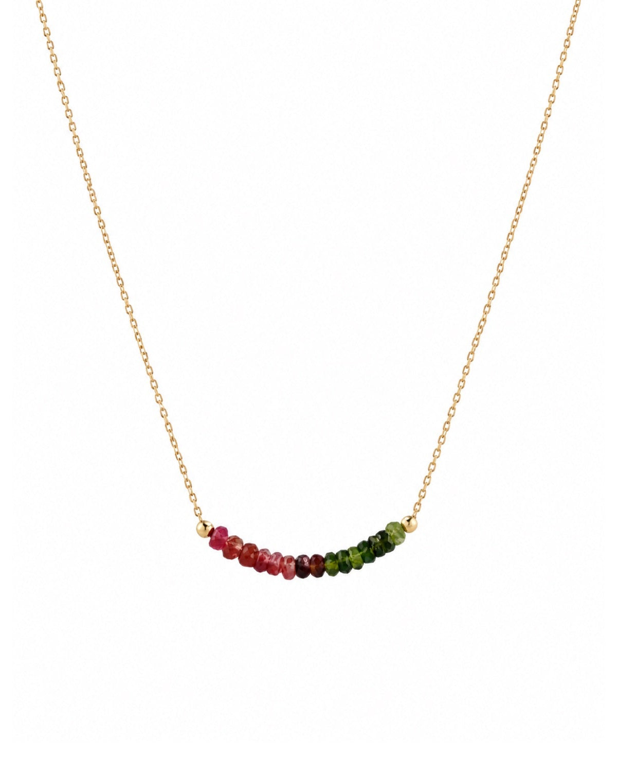 Watermelon Tourmaline Necklace