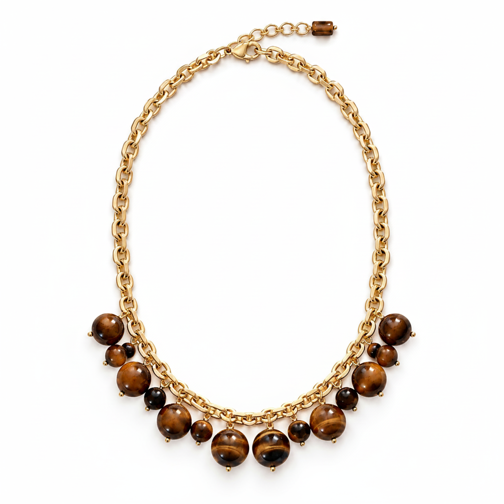 Tiger natural tiger eye stone